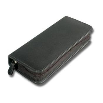 TASCHENAPOTHEKE 30er Leder f.1,5g Gläser schwarz
