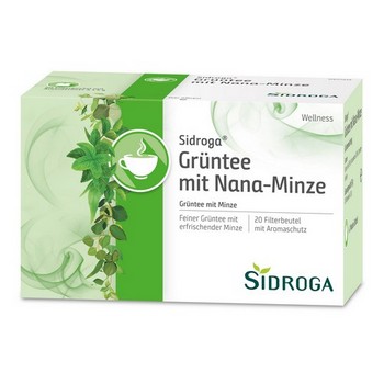 SIDROGA Wellness Grüntee m. Nana-Minze Filterb.
