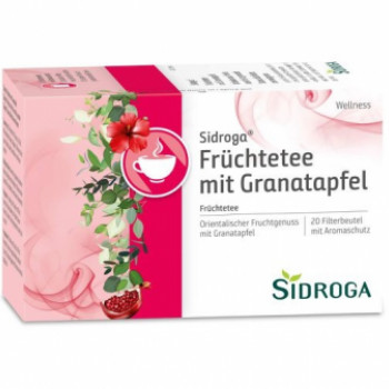 SIDROGA Wellness Früchtetee m.Granatapfel Filterb.