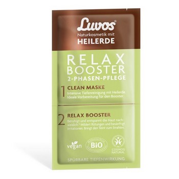 LUVOS Heilerde Relax Booster&Clean Maske 2+7,5ml