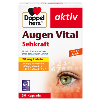 DOPPELHERZ Augen Vital Sehkraft Kapseln
