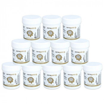 Schüssler Salze Set Senagold Tabl. Nr. 1- 12, 12x400 St.