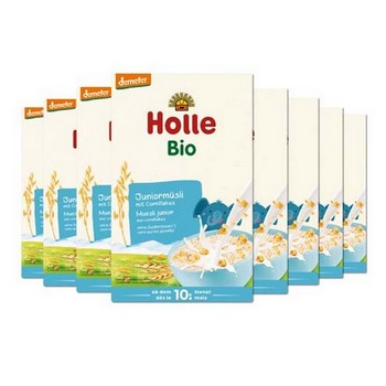HOLLE Bio Juniormüsli Mehrkorn mit Cornflakes