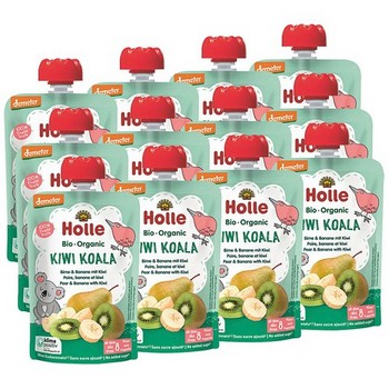 HOLLE Kiwi Koala Pouchy Birne & Banane mit Kiwi